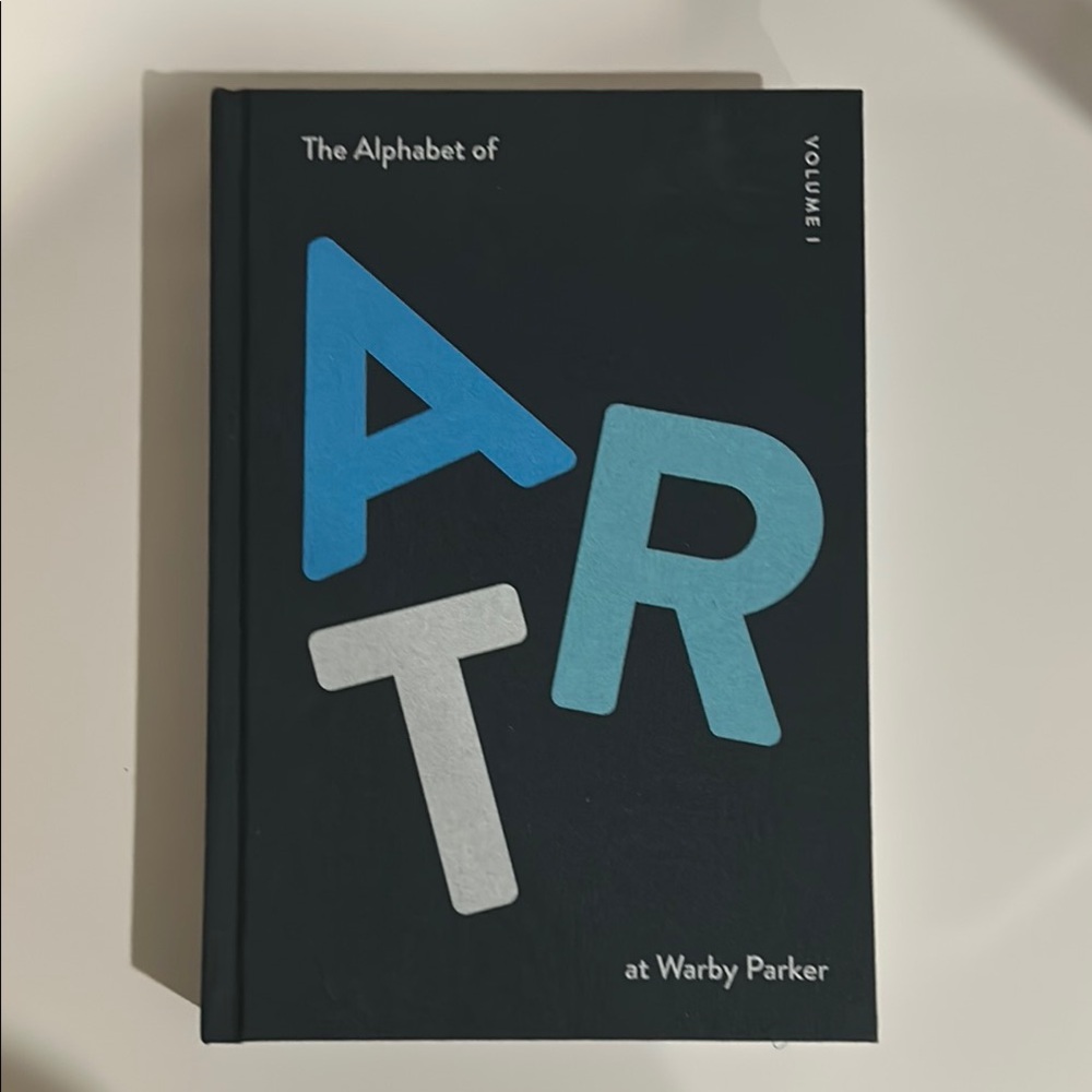 NWOT Hardcover book Warby Parker 'The Alphabet of ART' Volume I